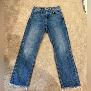 Topshop jeans, darker wash, size 26